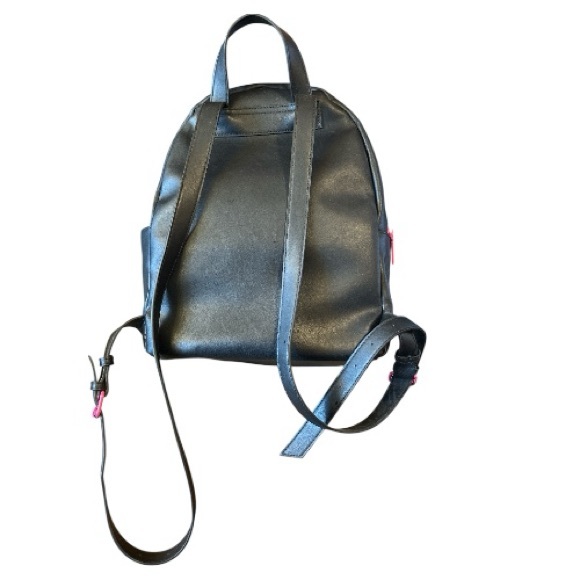 BETSEY JOHNSON Quilted Faux Leather Chain Backpack - Picture 2 of 7